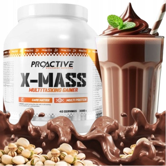 ProActive X-MASS GAINER FOR MASS 3000g CHOCOLATE PISTACHIO