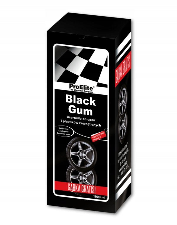 ProElite Black Gum tire black dressing for rubber tires 1L