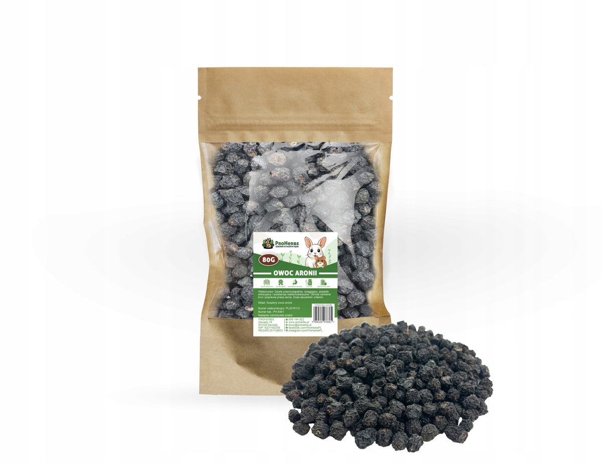 ProHerbs Chokeberry Fruit Treat for Rabbit Rodents 80g