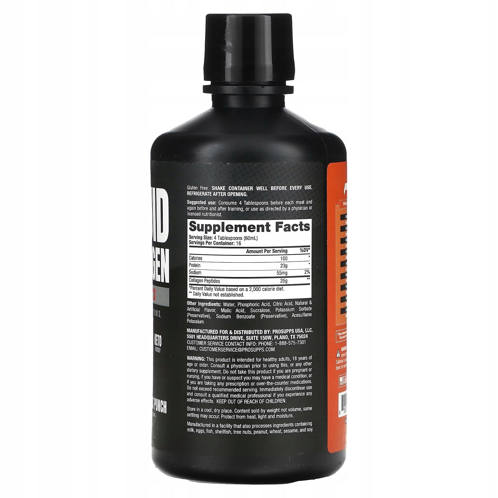 ProSupps, Amino23 Liquid Collagen, Citrus punch, 960 ml Expiration date at least 3 months from the date of purchase