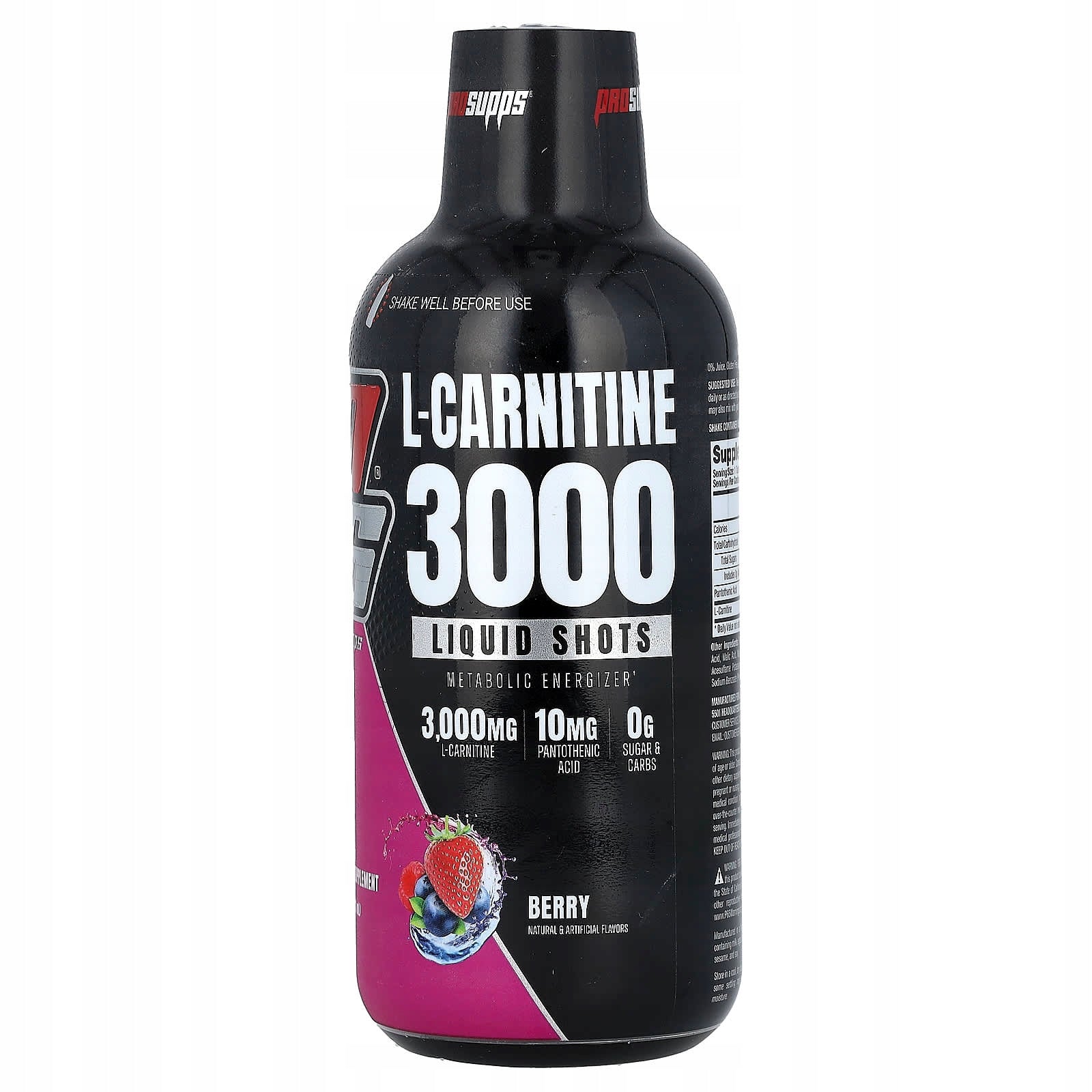 ProSupps, L-Carnitine 3000 Liquid, Blueberry Fruit, 473 ml