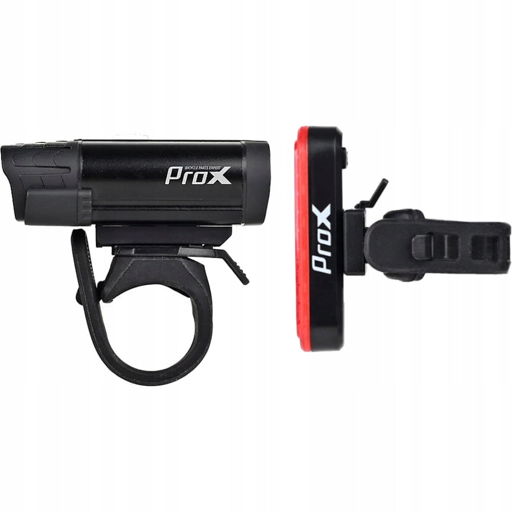 ProX Hydra Set II Bike Lamp Set 400Lm USB-C IPX4 Powerful Brand Prox