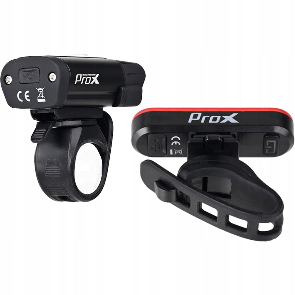 ProX Hydra Set II Bike Lamp Set 400Lm USB-C IPX4 Powerful Kind set