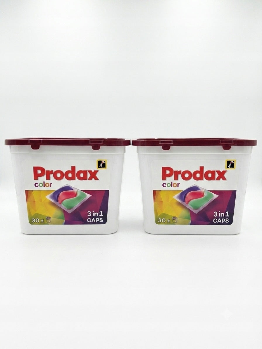 Prodax Color Washing Capsules 3in1 2x30 pcs 60 Washes Set