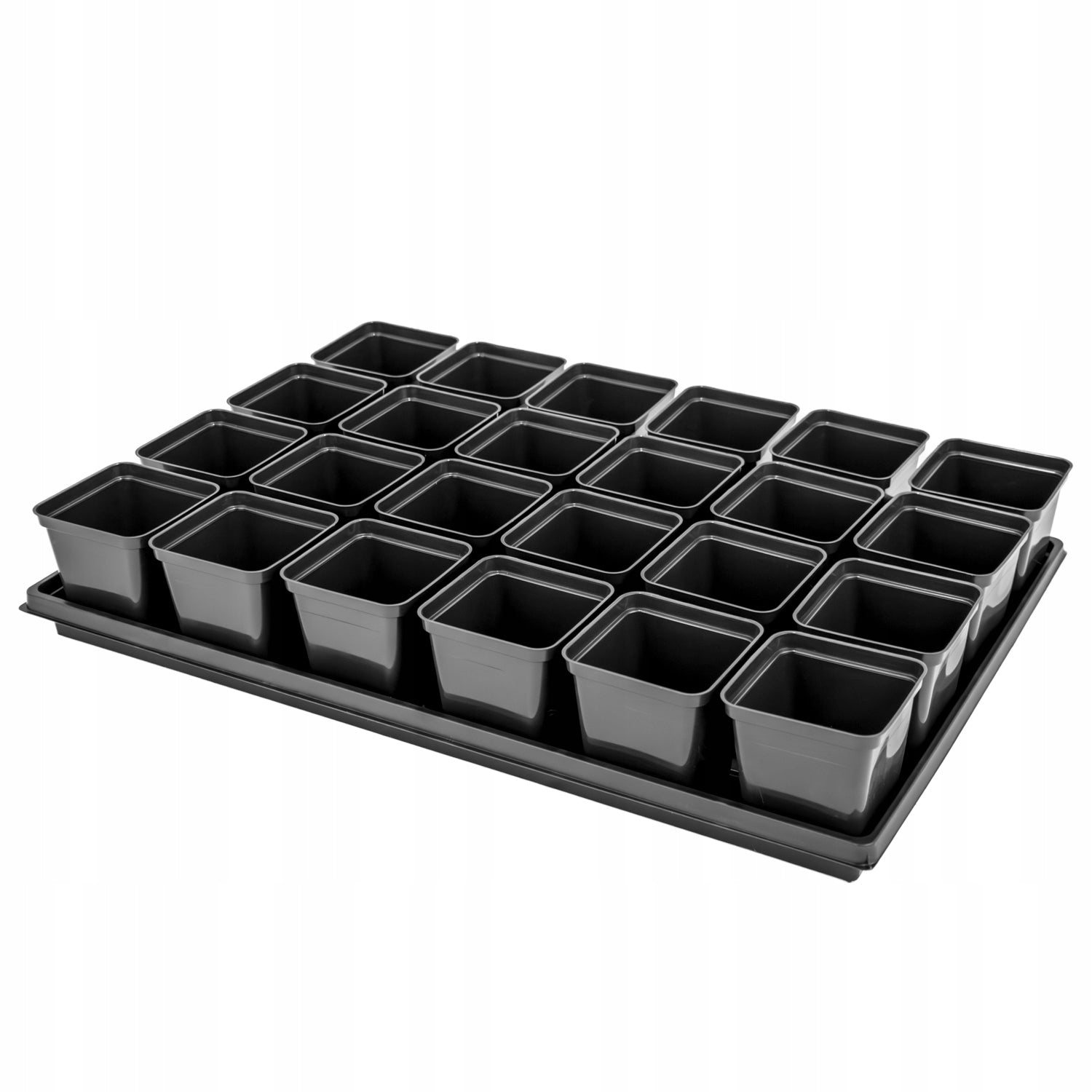 Production pots for seeding and seedlings SR0.5 24 pcs. with stand 0,5 l Packaging status original