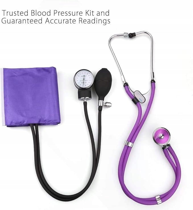 Professional Aneroid Blood Pressure Monitor with Stethoscope + Case Packaging status original