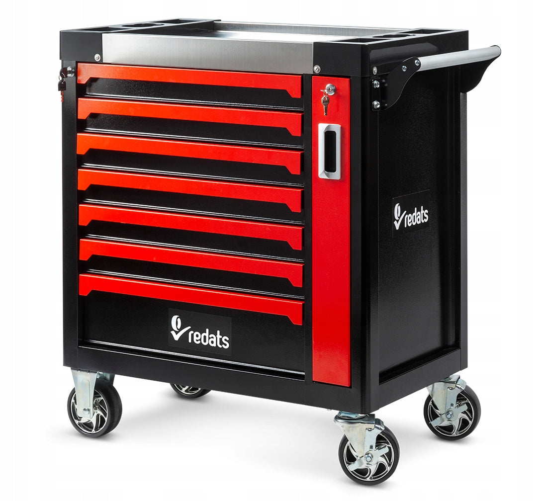 Professional Cabinet Service Tool Trolley 7 Drawers 2 Clipboards Redats Brand Redats