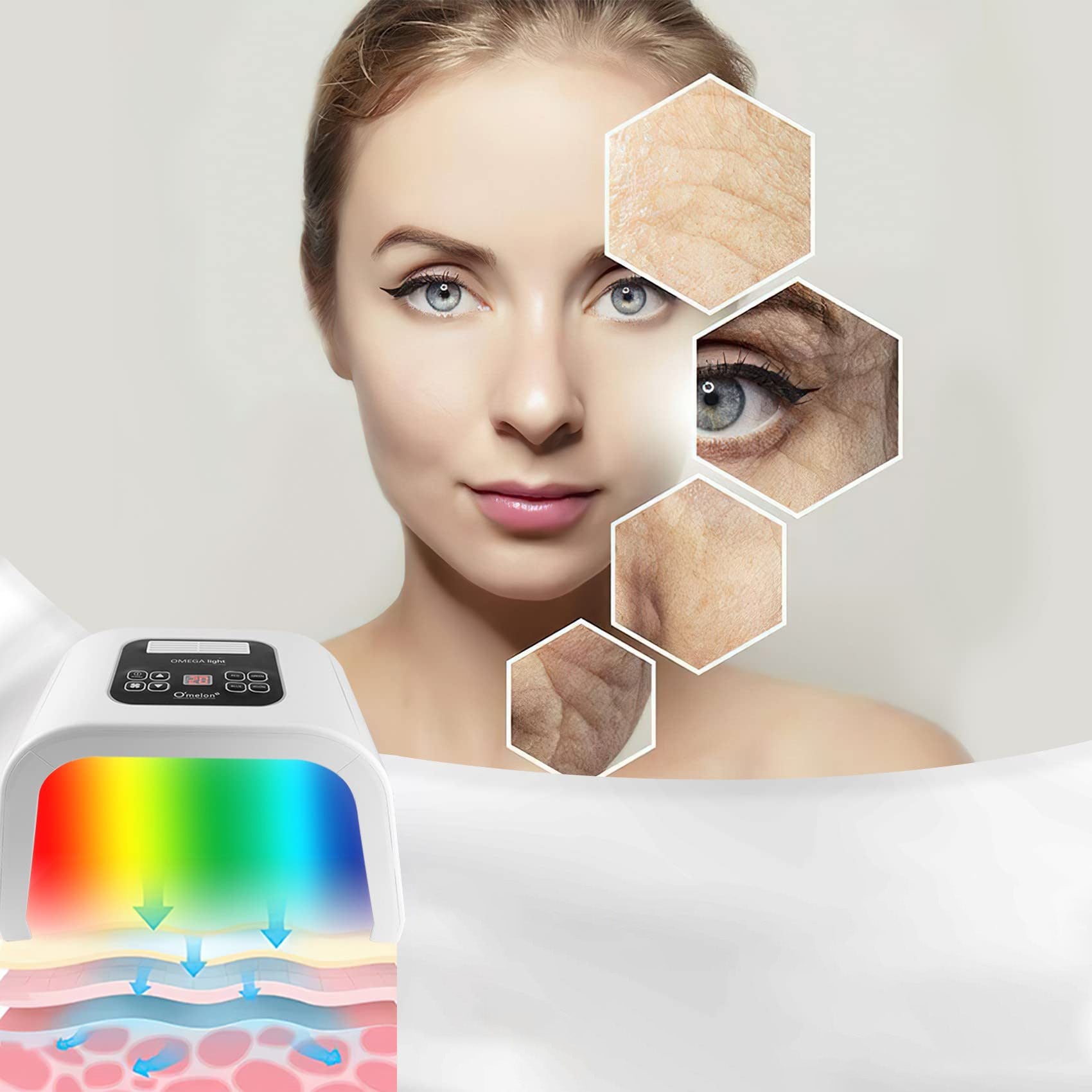 Professional Cosmetic Lamp Led PHOTON THERAPY LIGHT Manufacturer code 1208-A