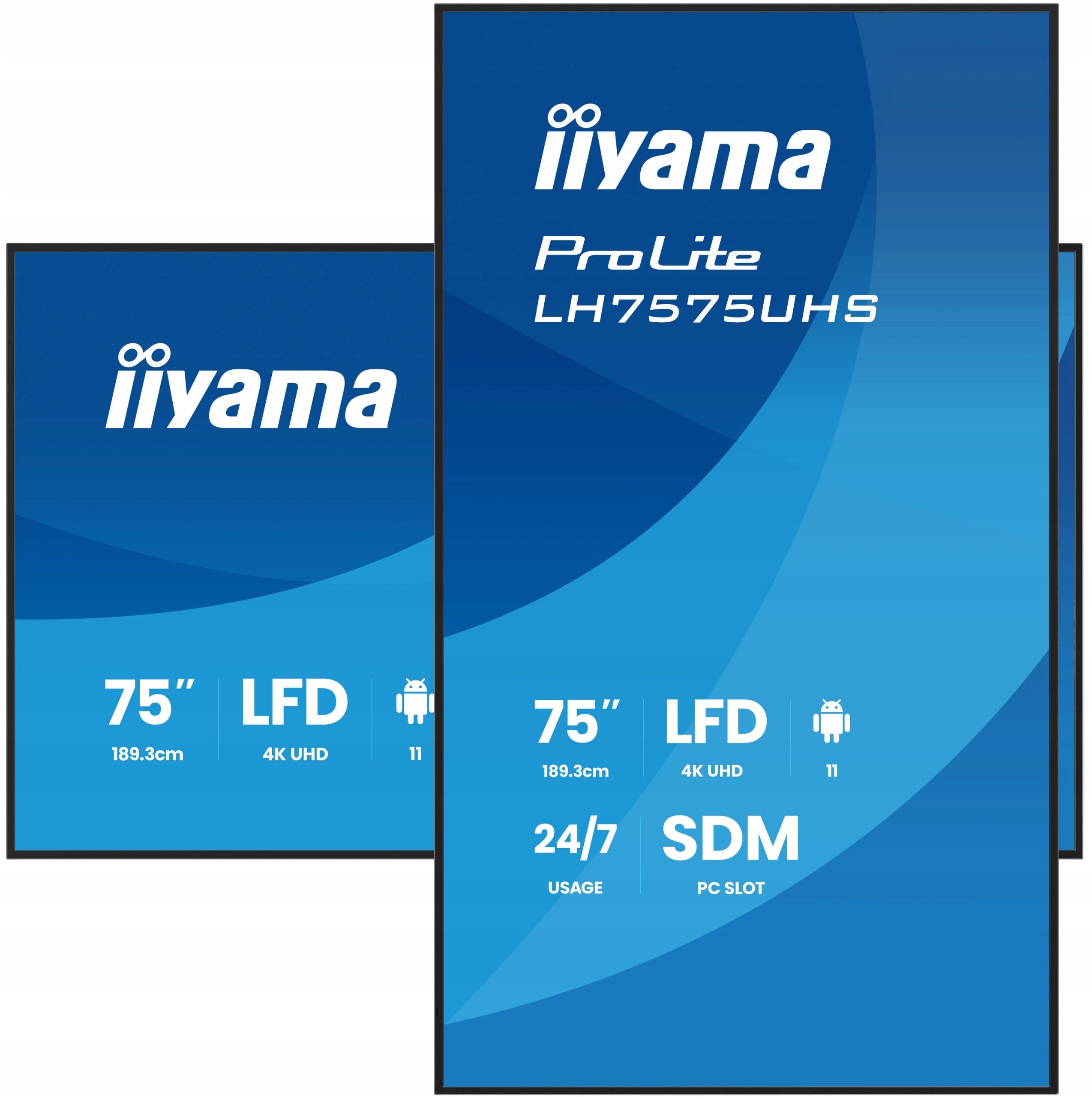 Professional Digital Signage Monitor iiyama ProLite LH7575UHS-B2AG 75 4K