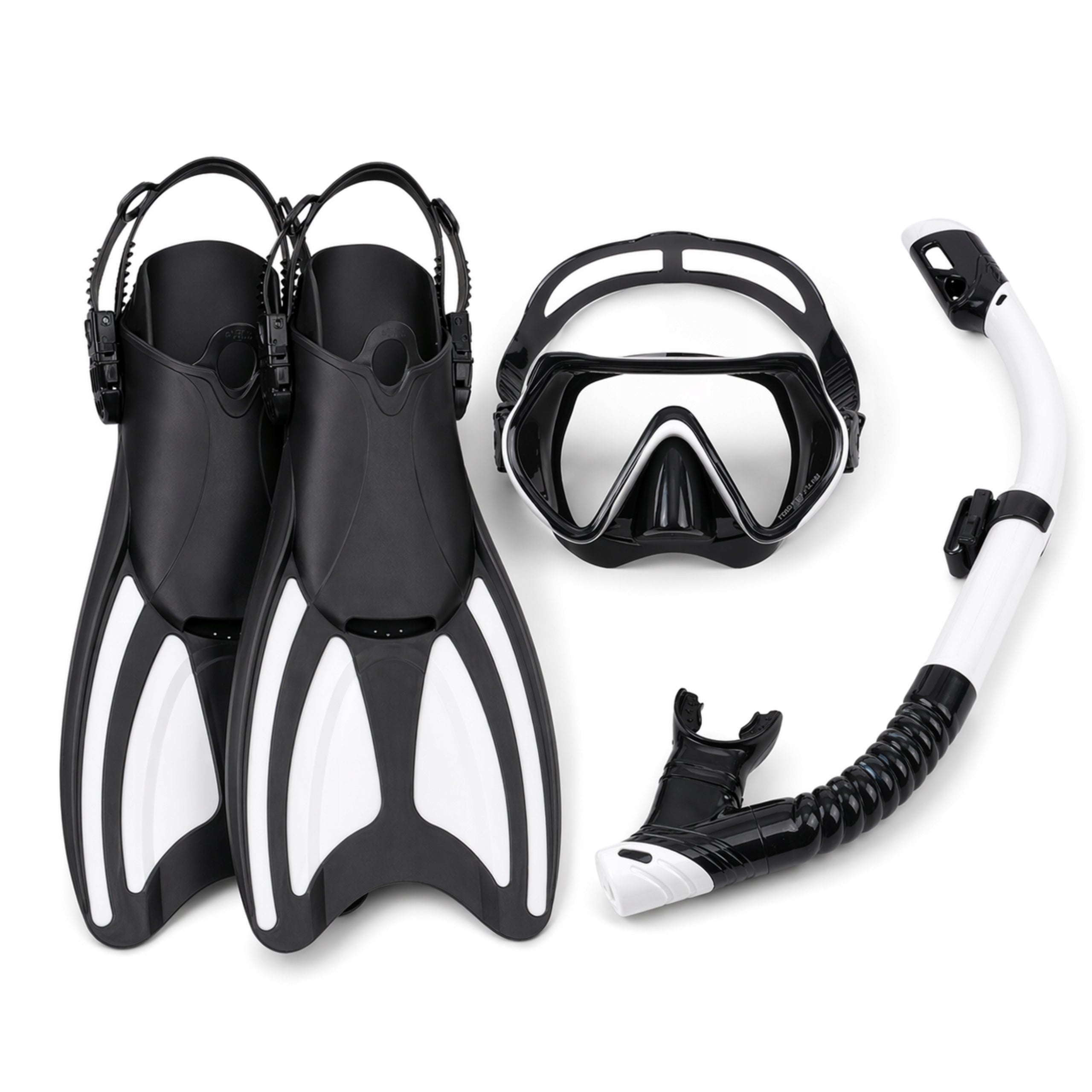 Professional Diving Set Mask With Tube + Fins r. 38-42