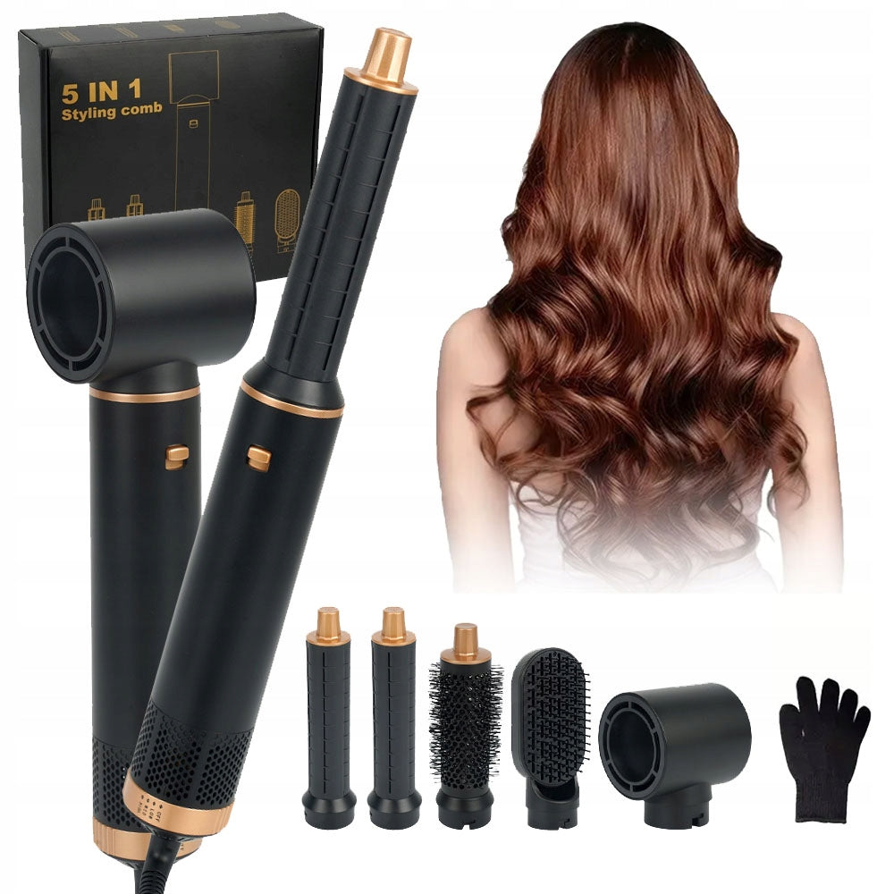 Professional Dryer 1000w Ionization 5in1 Diffuser Quiet Set With Dryer