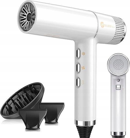 Professional Dryer SLOPEHILL 2000W–Ultralight, Ionizing, White M3290