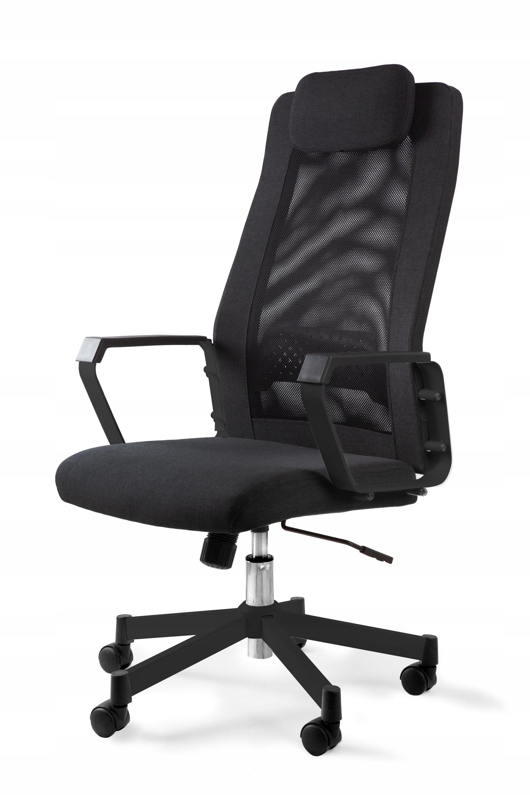 Professional FOX Office Chair Mesh Backrest Black and Black Swivel