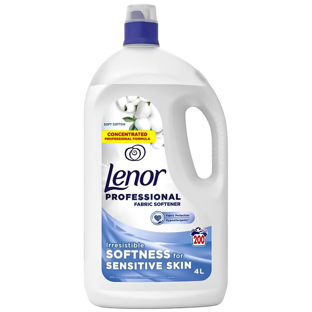 Professional Fabric Softener Lenor Professional Soft Cotton 4L