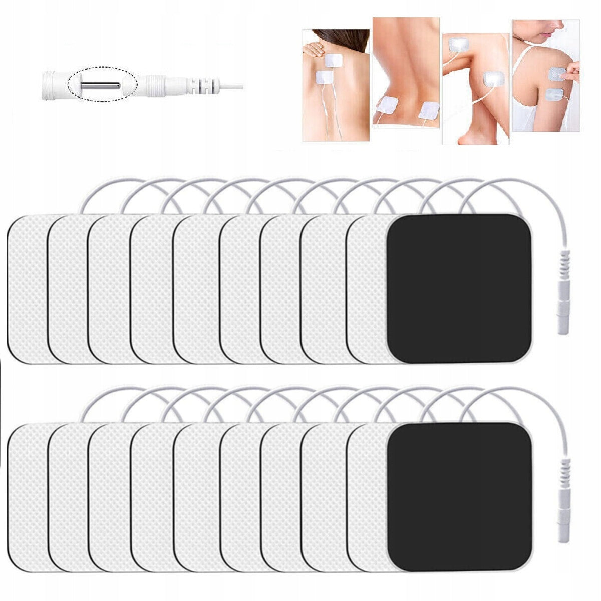 Professional GEL ELECTRODES TENS EMS MAS 20 pcs
