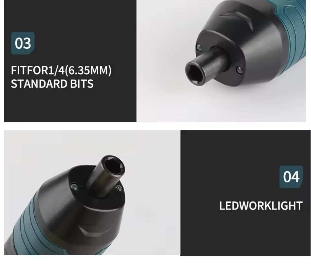 Professional Go 3 Mini Screwdriver Cordless Screwdriver 1300mA Motor type brushless motor