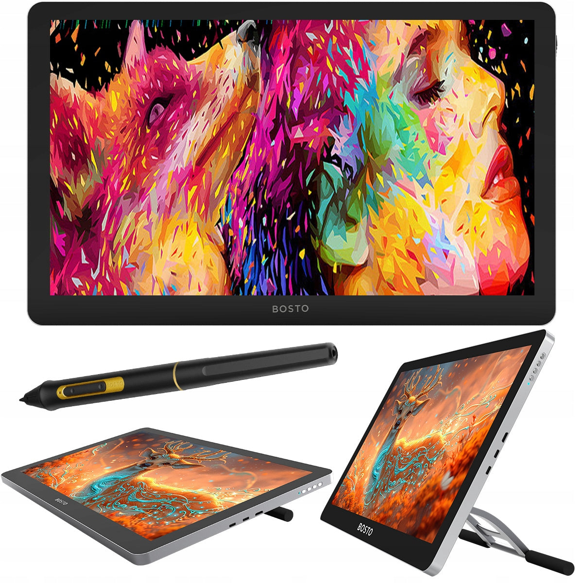 Professional Graphics Tablet BOSTO BT-19UHD with pen 16384 st 18,4" 4K