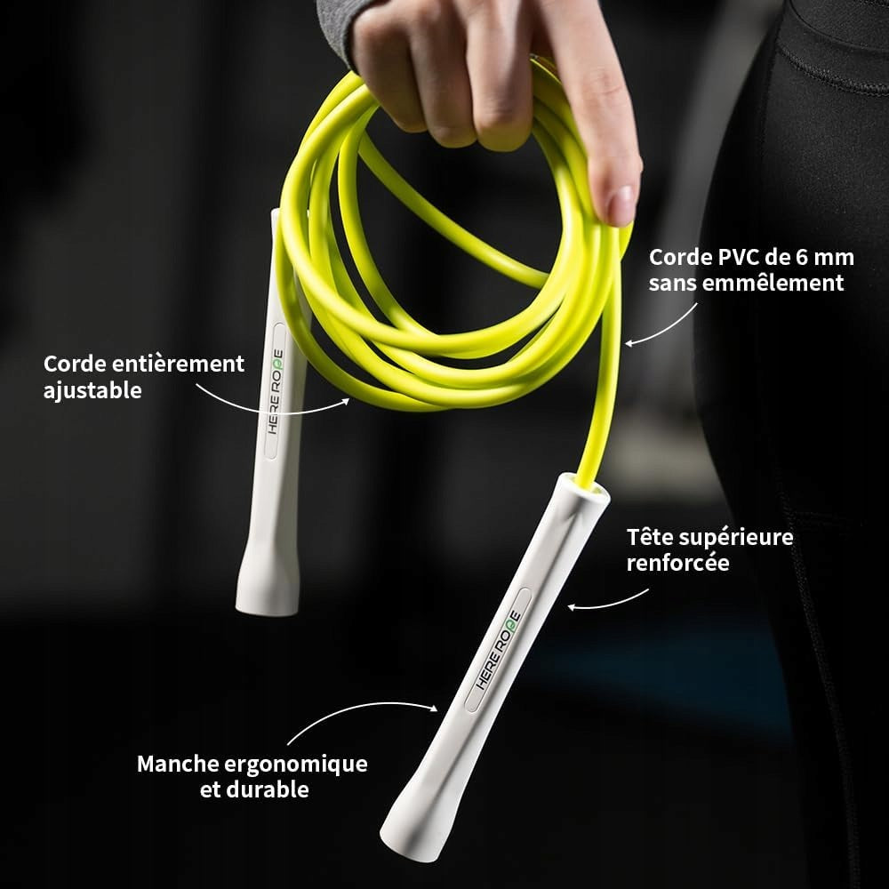 Professional PVC Jump Rope Without Knots for Cardio and Fitness 3,1m Brand no brand