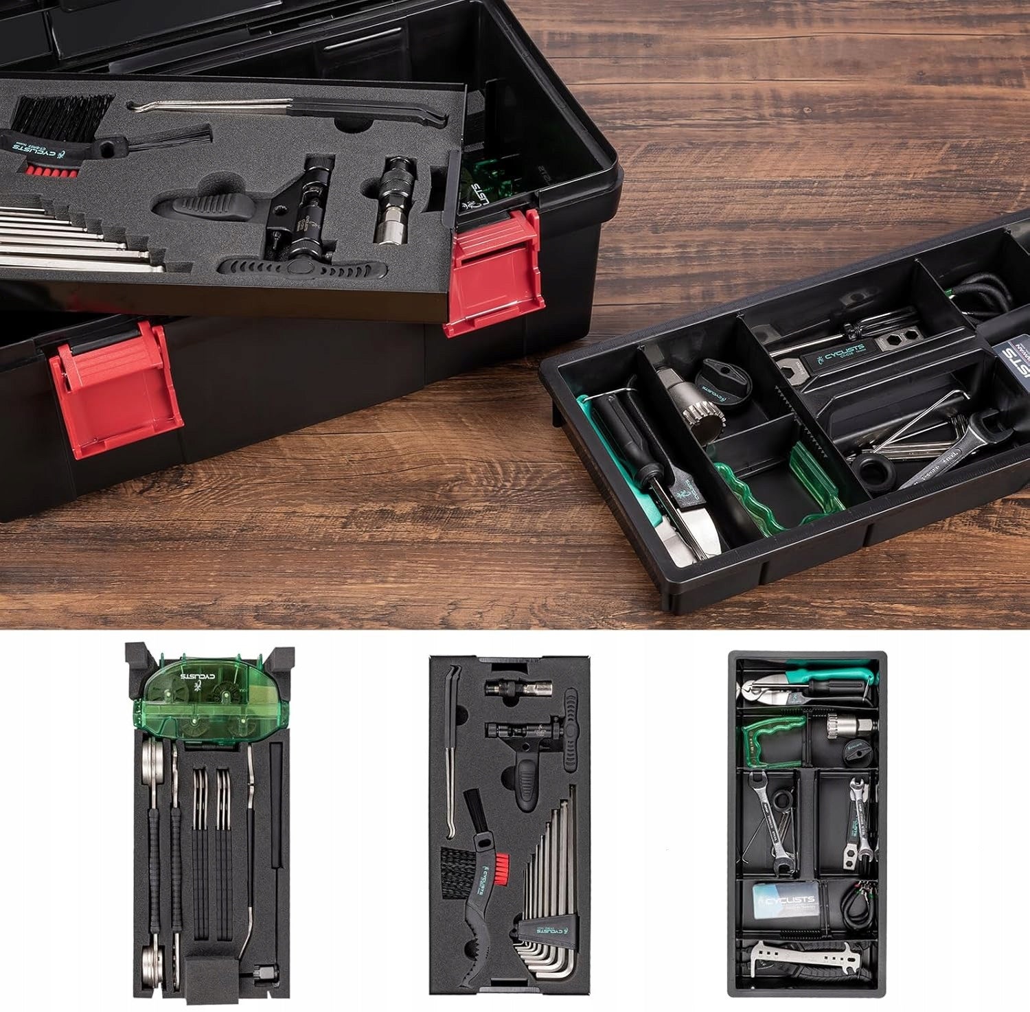 Professional Rich Bicycle Tool Set Suitcase Tools Keys Brand Cyclists