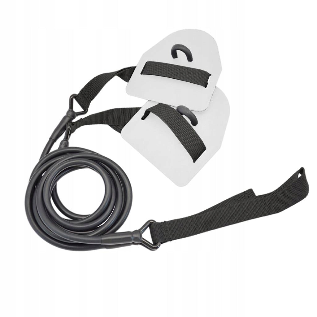 Professional Swimming Arm Elastic Band For Swimming Training Fitness White