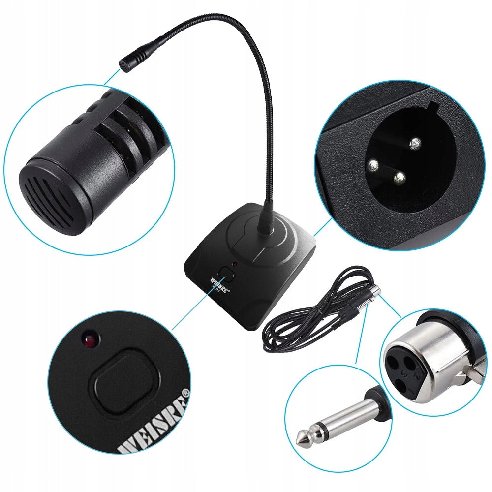 Professional Wired Heart Serm Microphone with DE