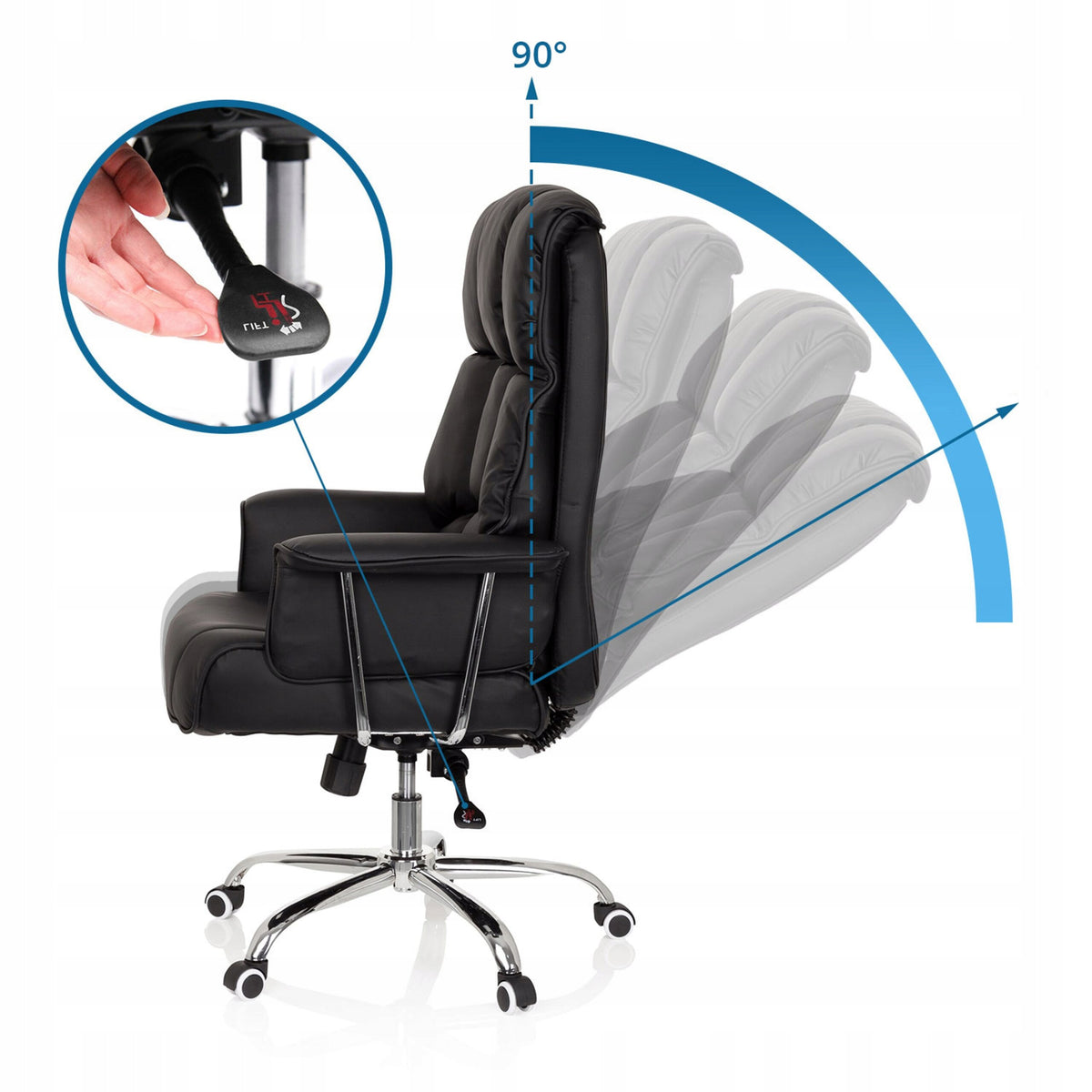 Professional chair head COMMANDER With armrests hjh OFFICE Brand hjh OFFICE