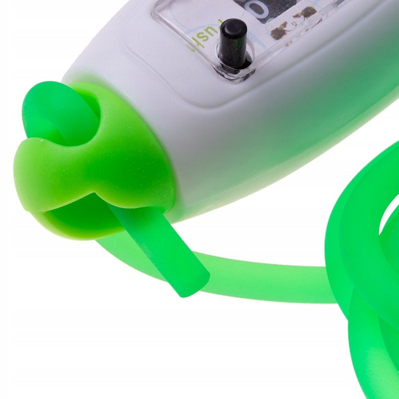 Professional crossfit jump rope with clicker counter - green Brand no brand