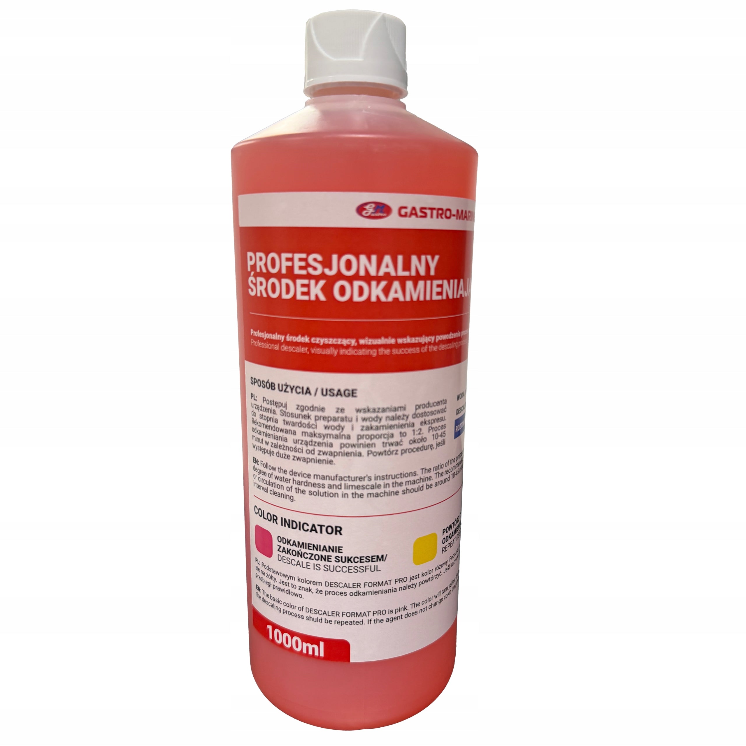 Professional descaling agent for 1l descaler machines