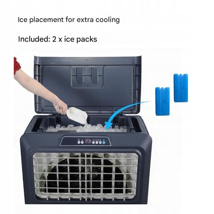 Professional evaporative air conditioner Telemax CoolWind90 100L Dominant color gray