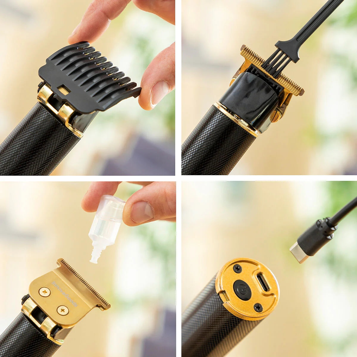 Professional hair clipper with accessories InnovaGoods Brand InnovaGoods