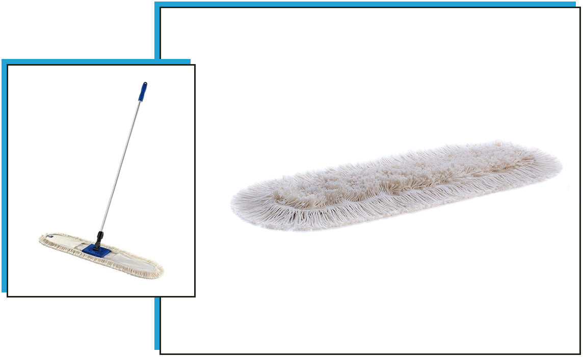 Professional industrial mop 100 cm Color white