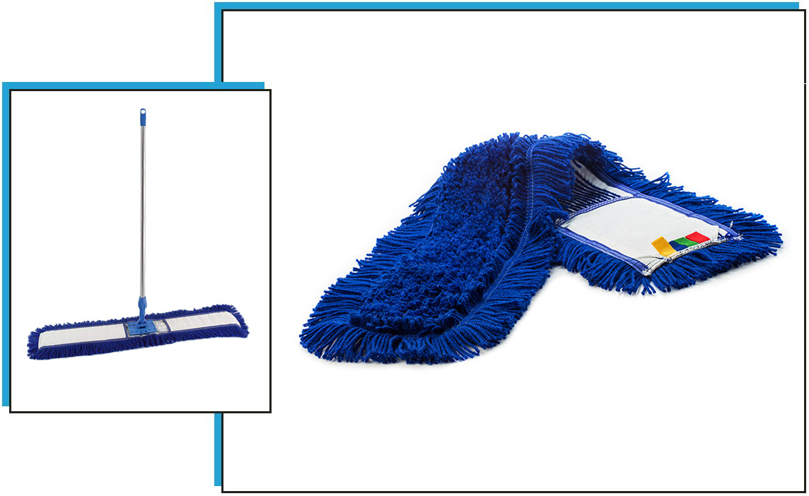 Professional industrial mop ACRYLIC 100cm Brand TTS