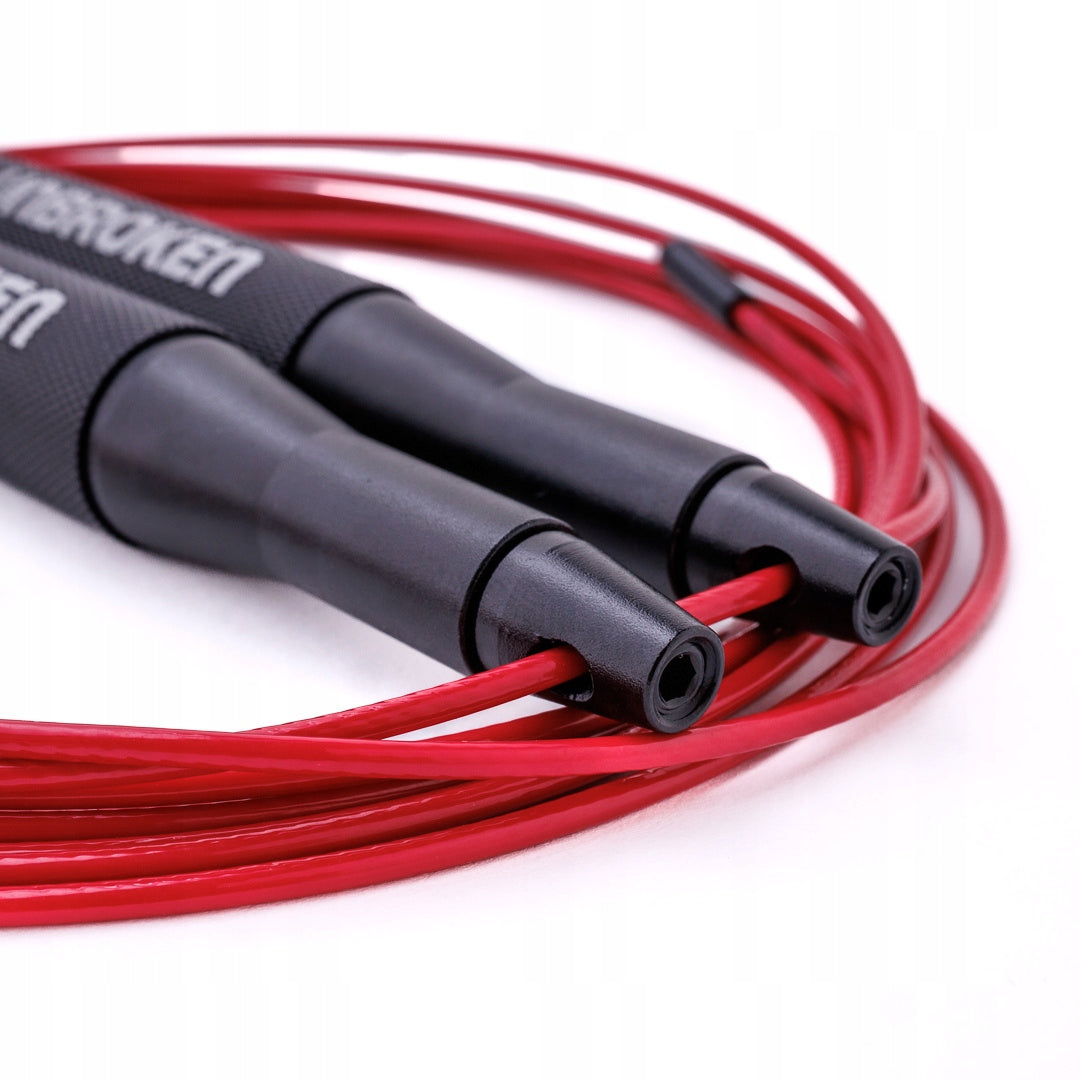 Professional jump rope for athletes Unbroken Speed Rope SR-U1+ Black Rope length 3.2 cm