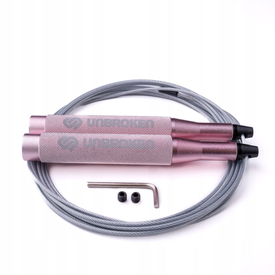 Professional jump rope for athletes Unbroken Speed Rope SR-U1+ Pink Color pink