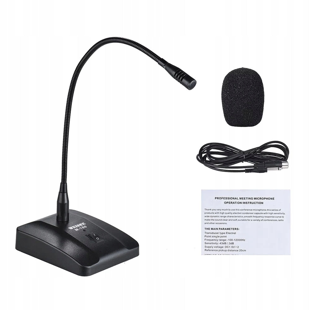 Professional ka conference wired microphone Batteries included no