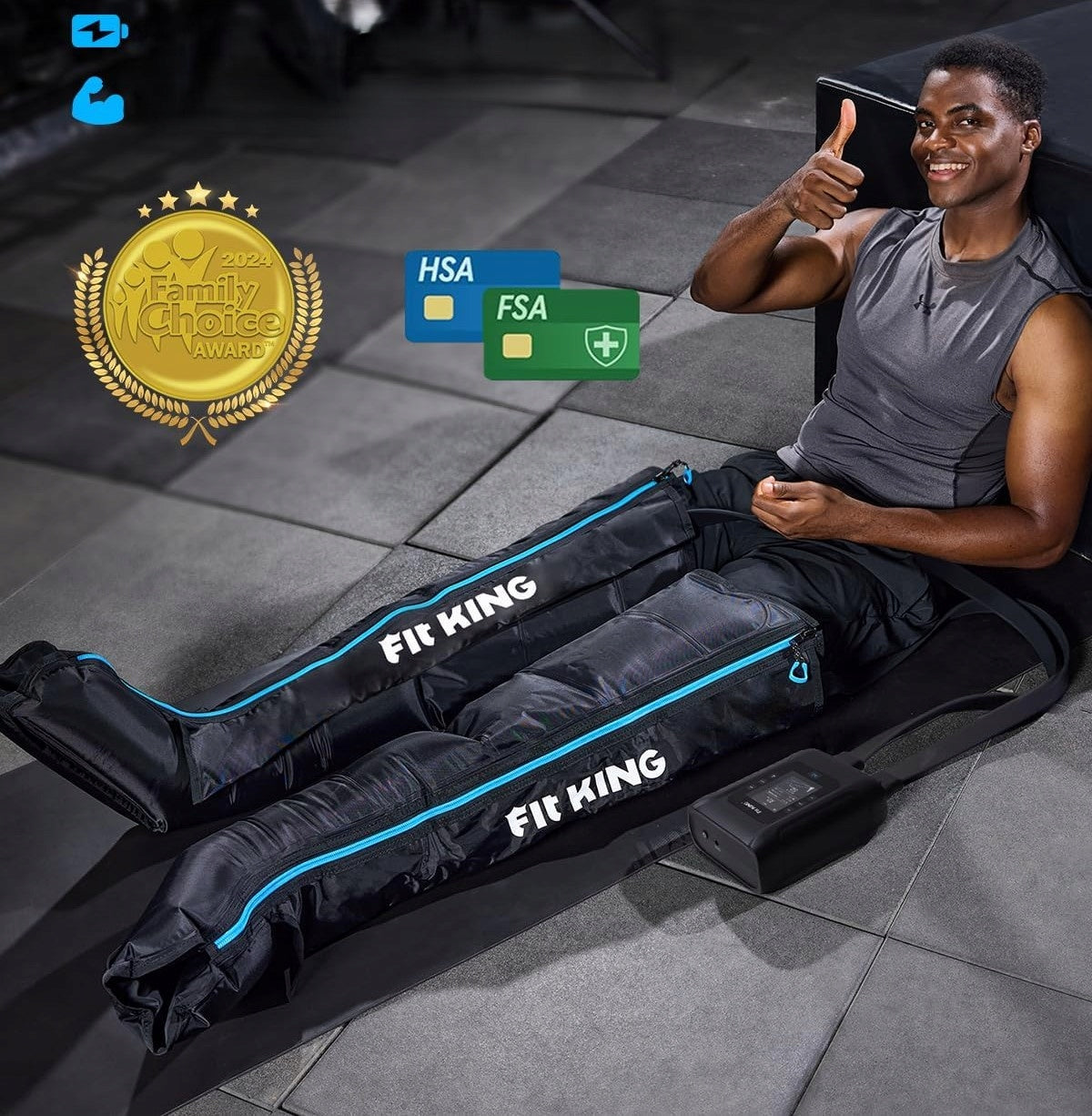 Professional leg compression system for FIT KING regeneration Brand no brand