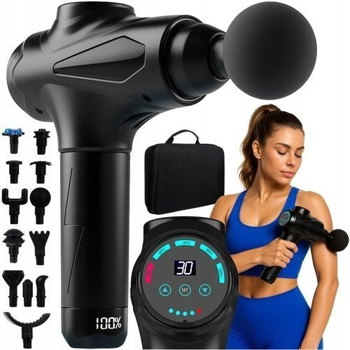 Professional massage gun Isomedix 30 levels 12 tips