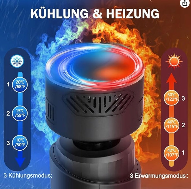 Professional massage gun with heat and cold function Manufacturer code 5904133221651