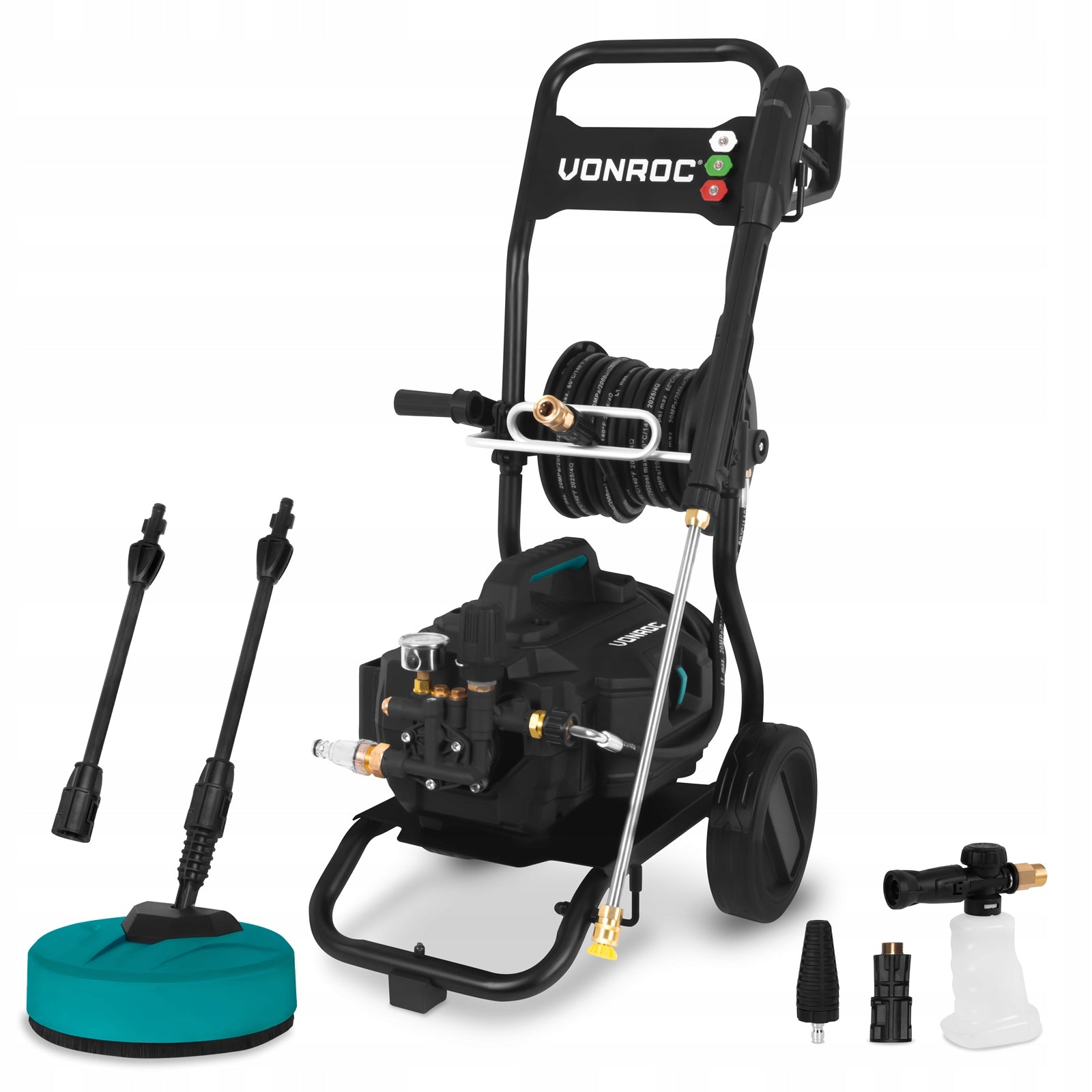 Professional pressure washer VONROC V25-3 PRO | 2500W 180bar + accessories