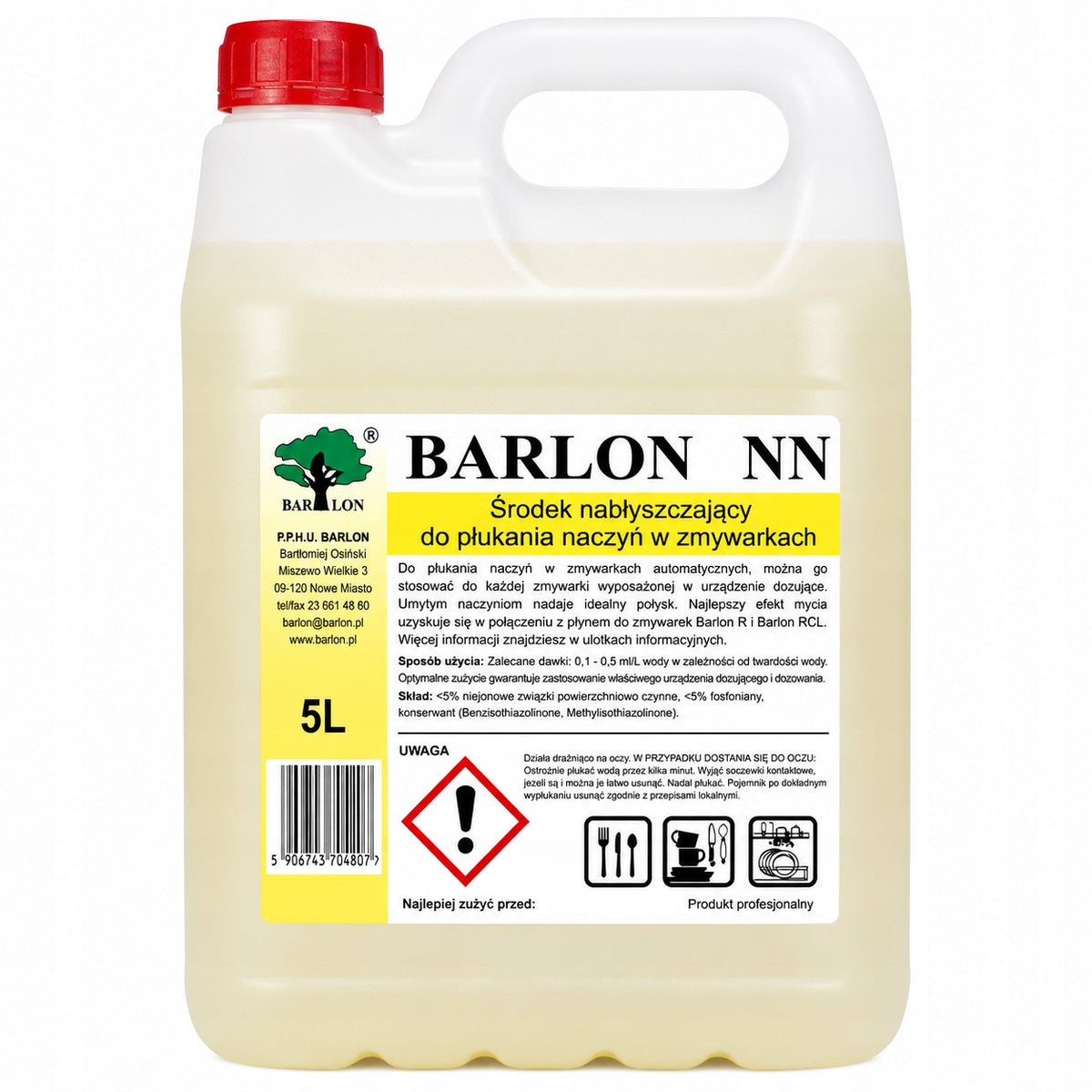 Professional rinse aid for dishwashers 5 L
