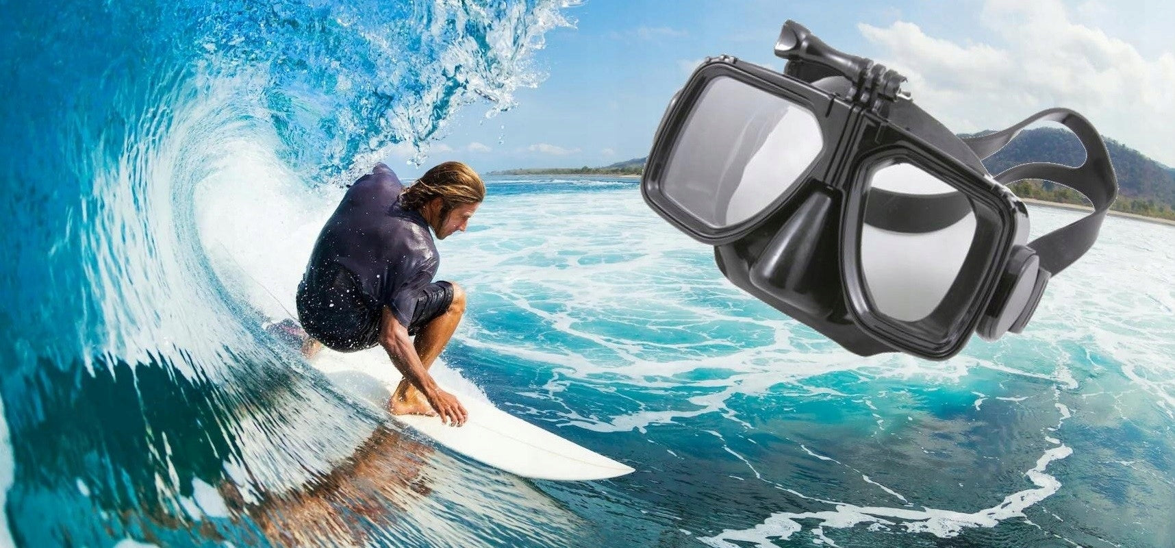 Professional swimming mask GoPro 13 12 11 10 9 8 7 SJCAM Gender unisex product