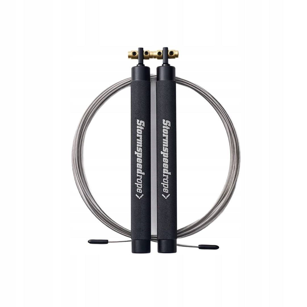 Professional training jump rope STORM SPEED ROPE SV1 black Color black