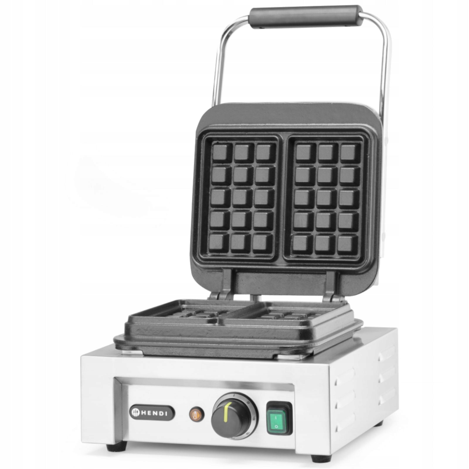 Professional waffle maker large grille 2 Brussels waffles 2200W Brand Hendi