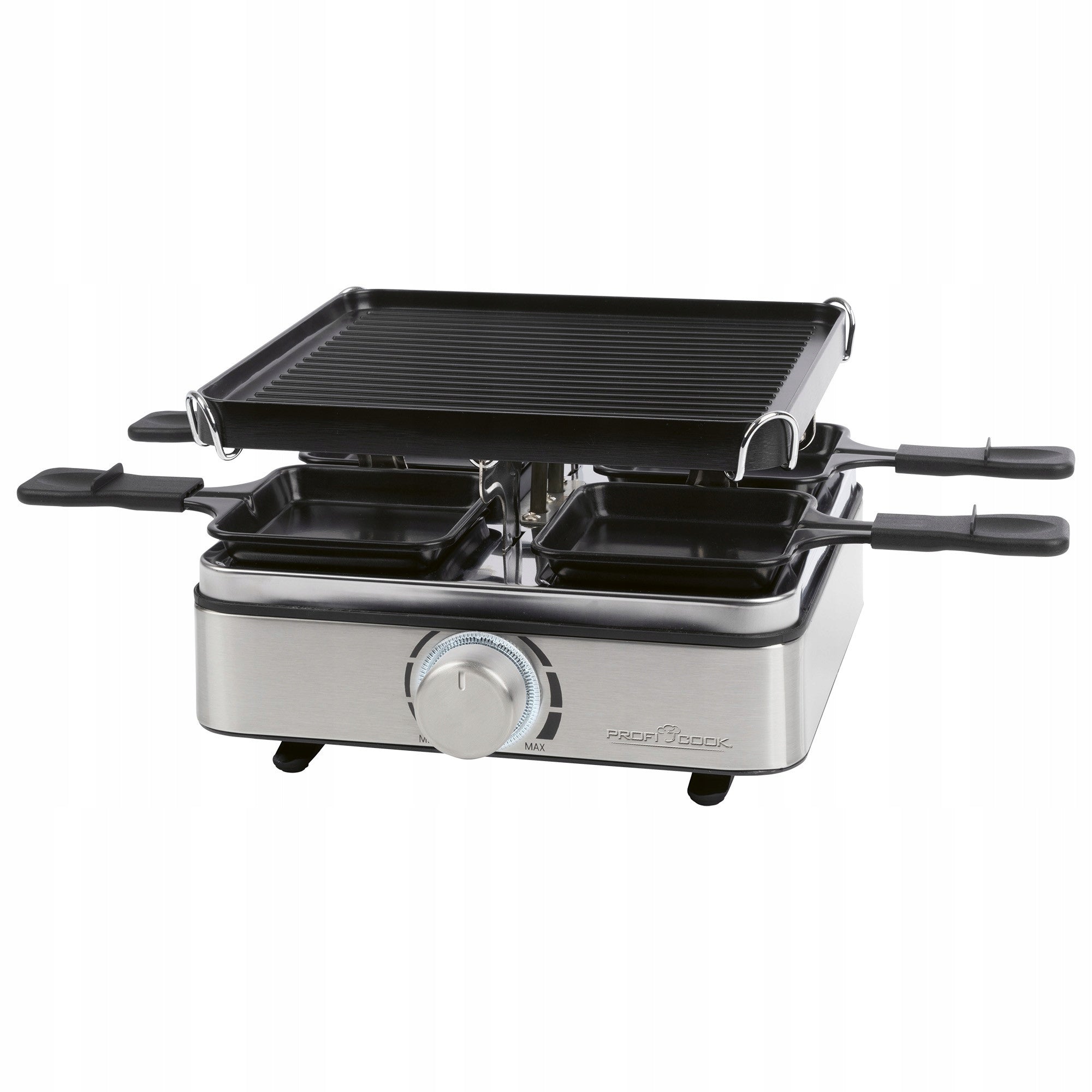 ProfiCook PC-RG 1301 Electric Grill Raclette 800W 4 Person Cast Iron Plate Power rating 800 W