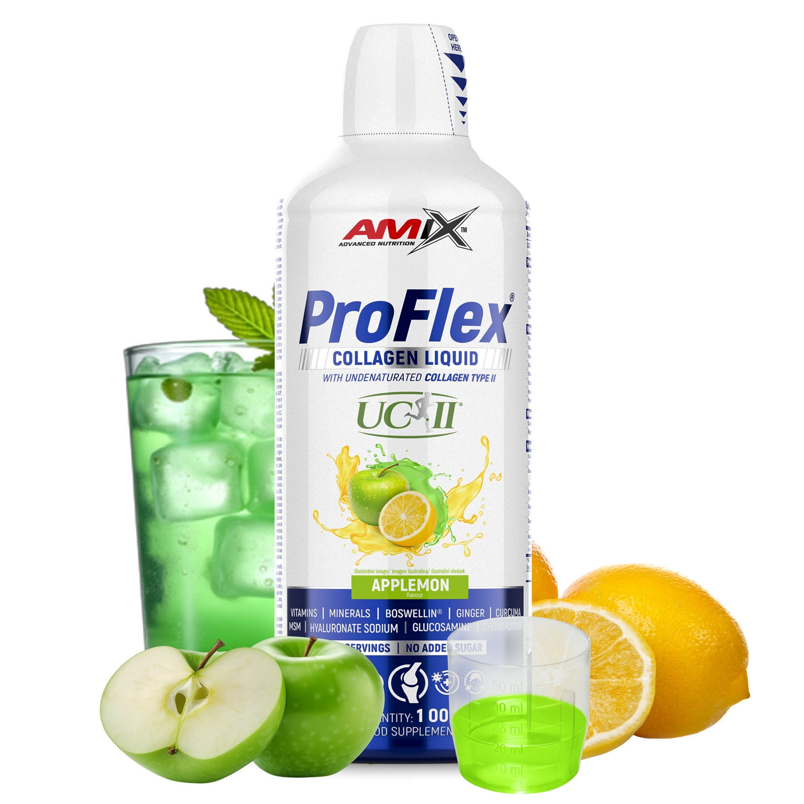 Proflex Collagen for Skin Joints for Drinking Liquid UC II Apple-Letter 1l Medical device no