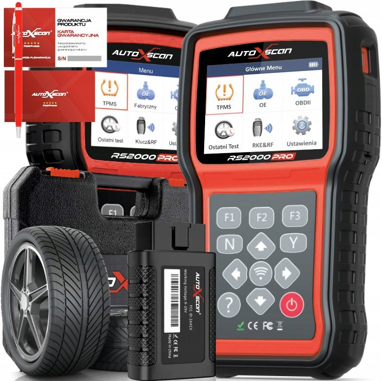 Programmer TPMS Autoxscan RS2000TPMS NEW HEAD Polish FREE AKT EAN (GTIN) 6976074581971