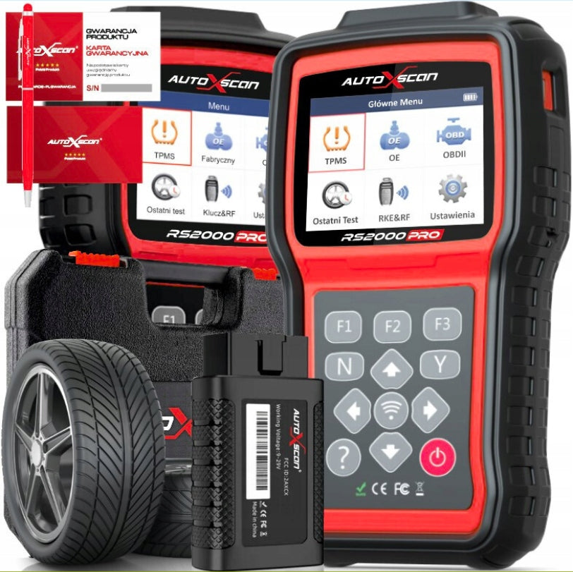 Programmer TPMS Autoxscan RS2000TPMS NEW HEAD Polish FREE AKT