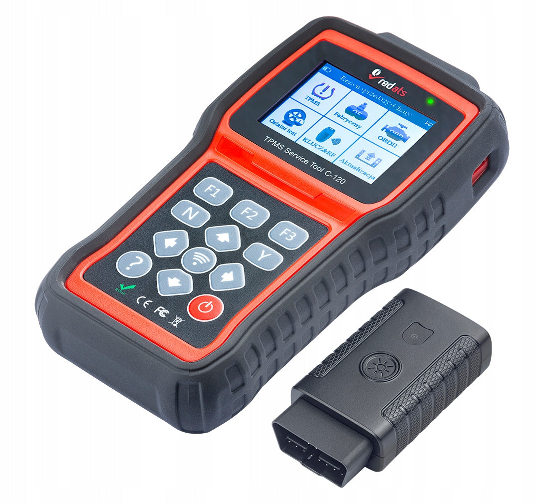Programmer tester TPMS REDATS C-120 WiFi Language PL Lifetime Update Manufacturer code 19-01-22