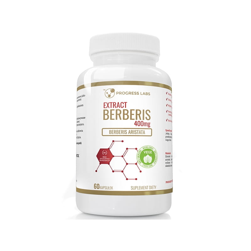 Progress Labs Berberis Aristata Berberine 400mg (60 kap)