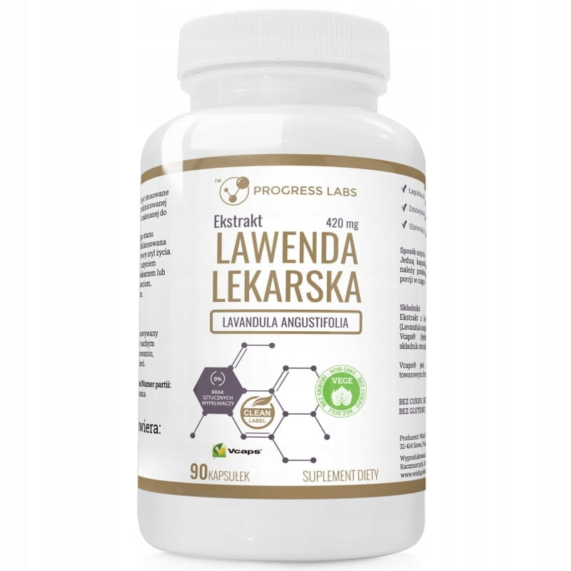 Progress labs Lavender 420mg (90 kap)